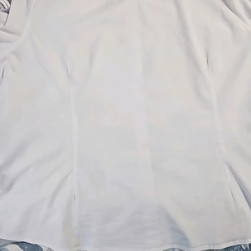 Zac & Rachel Woman 3X Unique White Blouse Cold Shoulder Long Sleeve - Picture 5 of 8